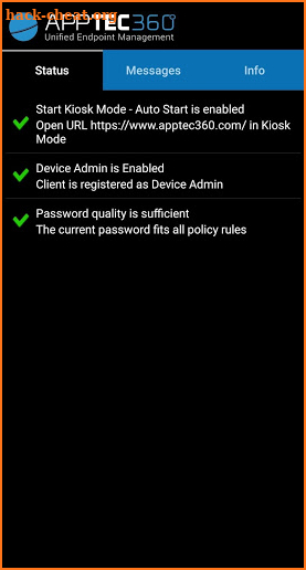 AppTec MDM Agent screenshot