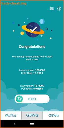 AppUpdater for HeyMods GB Yo Plus GBWA YoWa screenshot