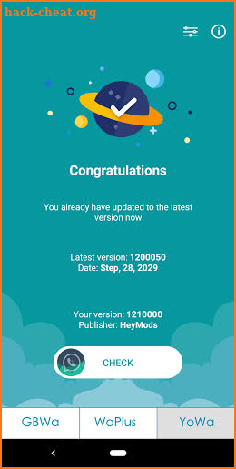 AppUpdater for HeyMods GB Yo Plus GBWA YoWa screenshot
