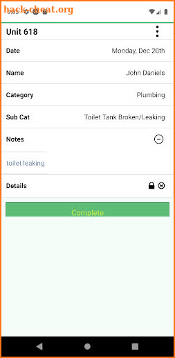 AppWork for Maintenance Teams screenshot