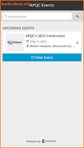 APQC Events screenshot