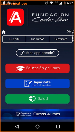 aprende.org screenshot