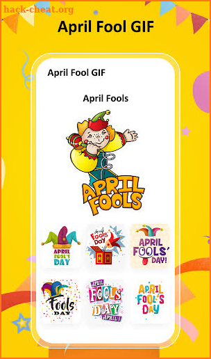 April Fool GIF screenshot