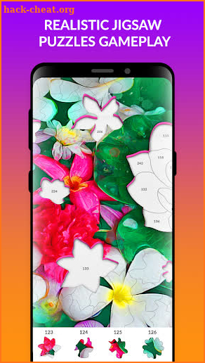 April: Jigsaw Puzzle by Number screenshot