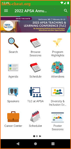 APSA 2022 Meeting screenshot