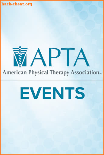 APTA Conferences & Events screenshot
