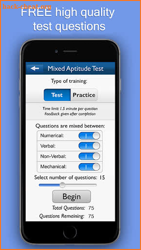 Aptitude Test Trainer screenshot
