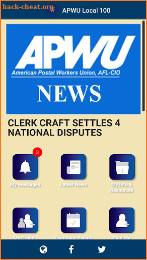 APWU 100 screenshot