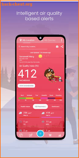 AQI (Air Quality Index) screenshot