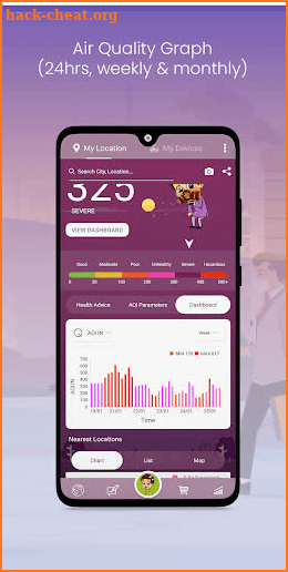 AQI (Air Quality Index) screenshot