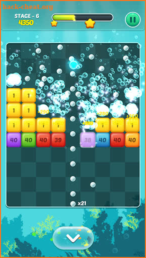 Aqua Bubble Ball screenshot
