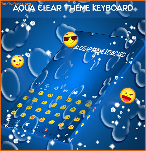 Aqua Clear Theme Keyboard screenshot