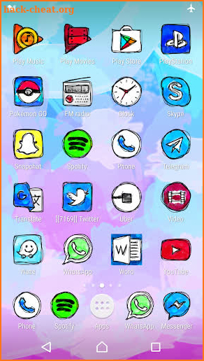 Aqua Color - Icon Pack screenshot