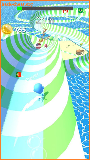 Aqua io : Park Slide Race screenshot
