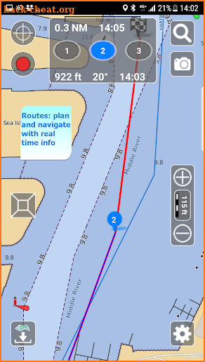 Aqua Map Marine - Boating GPS screenshot