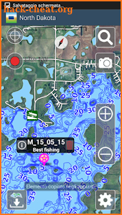 Aqua Map North Dakota Lakes screenshot