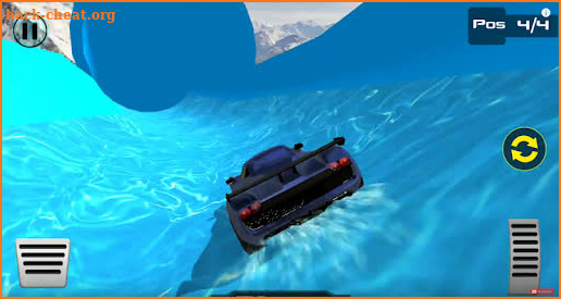 Aquapark Slide Cars Race ; Waterpark Ride screenshot