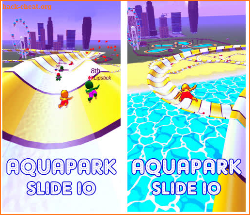 Aquapark.io slide water screenshot