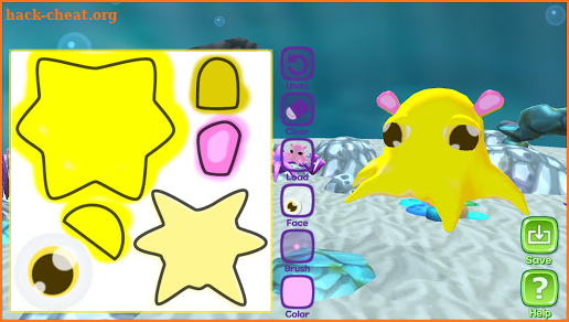 Aquarium coloring screenshot