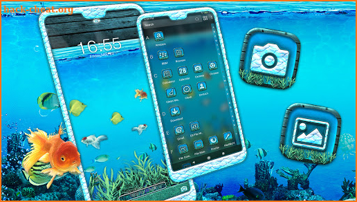 Aquarium Fish Launcher Theme screenshot