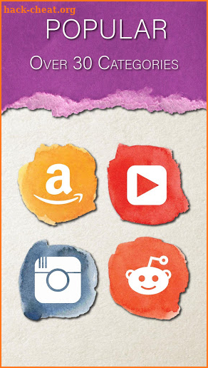 Aquaticons - Watercolor Icon Pack for Launchers screenshot