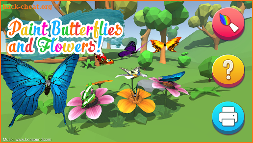AR Butterflies and Flowers screenshot