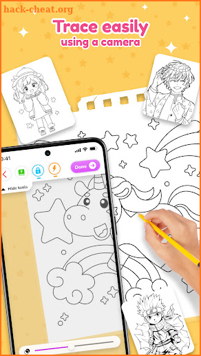 AR Drawing: Trace to Sketch screenshot