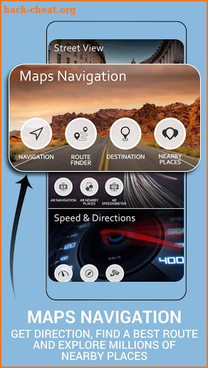 AR GPS Navigation 2019 GPS Maps Driving Directions screenshot