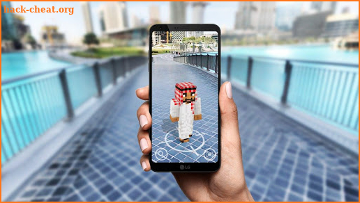 AR Minecraft skins Visualiser in Augmented Reality screenshot