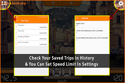 AR Speedometer, Odometer, Route Drive History screenshot
