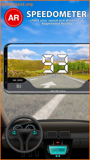 AR Speedometer With Map 2019 Augmented Reality screenshot