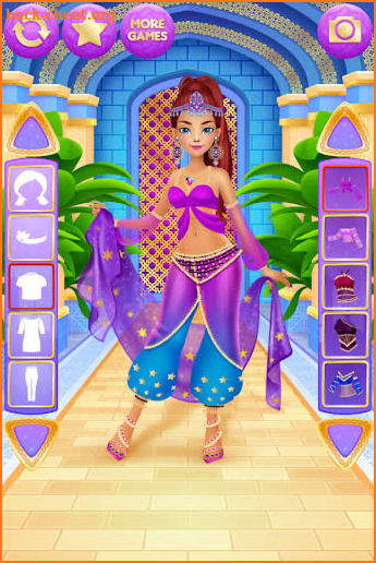 Arabian Princess Dress Up screenshot