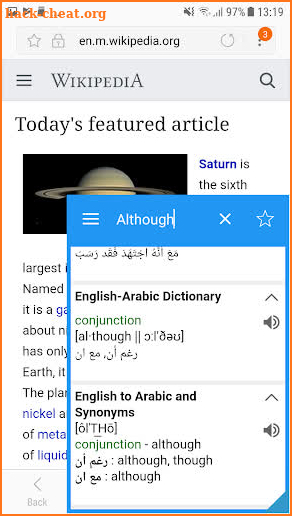Arabic Dictionary & Translator screenshot
