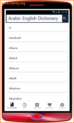 Arabic English Translator Dictionary Learning screenshot