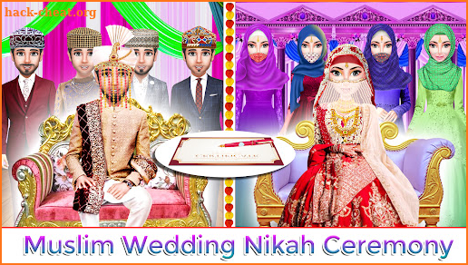 Arabic Muslim Hijab Girl Wedding Game screenshot
