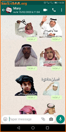 Arabic Stickers - WAStickerApps 2020 screenshot