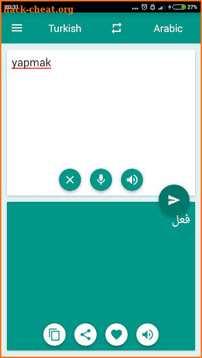 Arabic-Turkish Translator screenshot