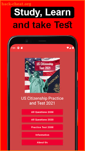 Arabic US Citizenship Test and Practice 2021 screenshot