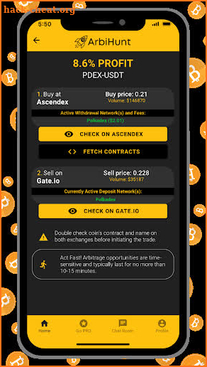 ArbiHunt - Crypto Arbitrage screenshot