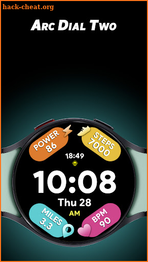 Arc Dial Two - Watch face screenshot