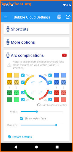 Arc Pack for Bubble Cloud Wear screenshot