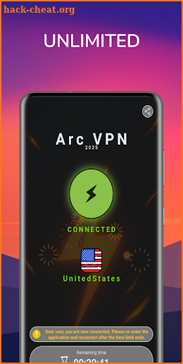 Arc VPN screenshot