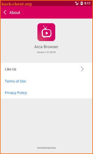 Arca Browser screenshot