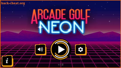 ARCADE GOLF NEON screenshot