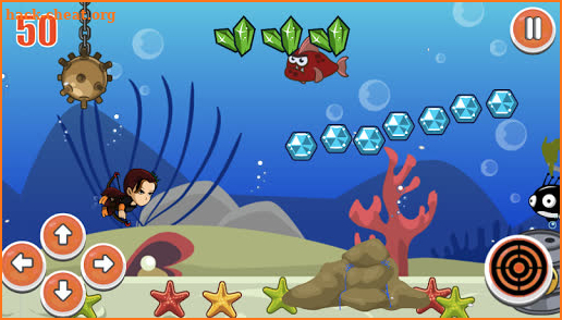 Archer Girl Undersea Game screenshot