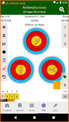 Archery Success 2018: Archery Score, Plot, Journal screenshot