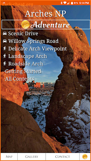 Arches National Park Positive Adventure screenshot