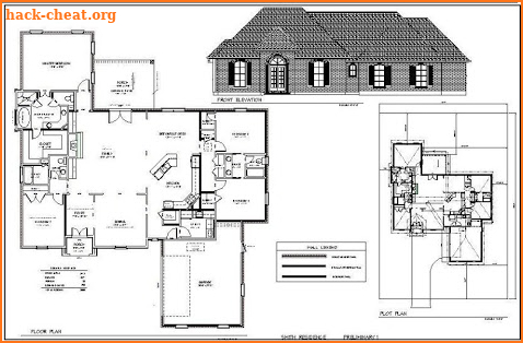 Architecture House Drawing screenshot