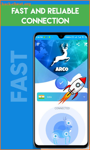 Arco Vpn - Free Unlimited Proxy Vpn screenshot