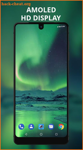 Arctic Ocean beautiful aurora live wallpaper screenshot